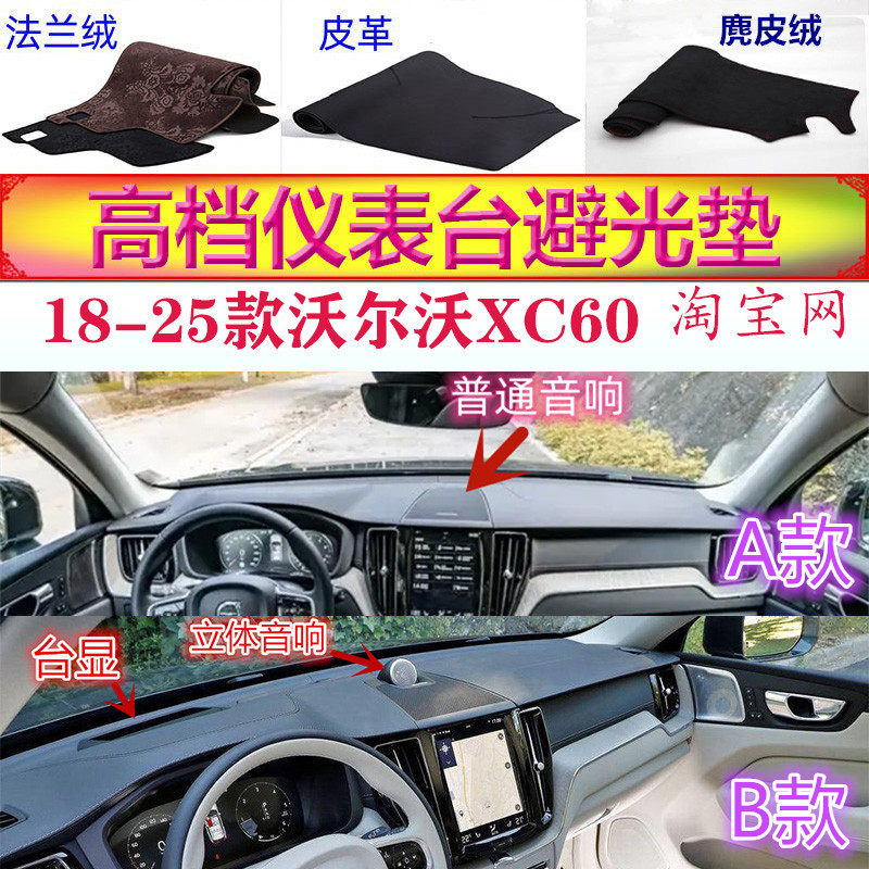18-25款沃尔沃XC60工作台避光垫