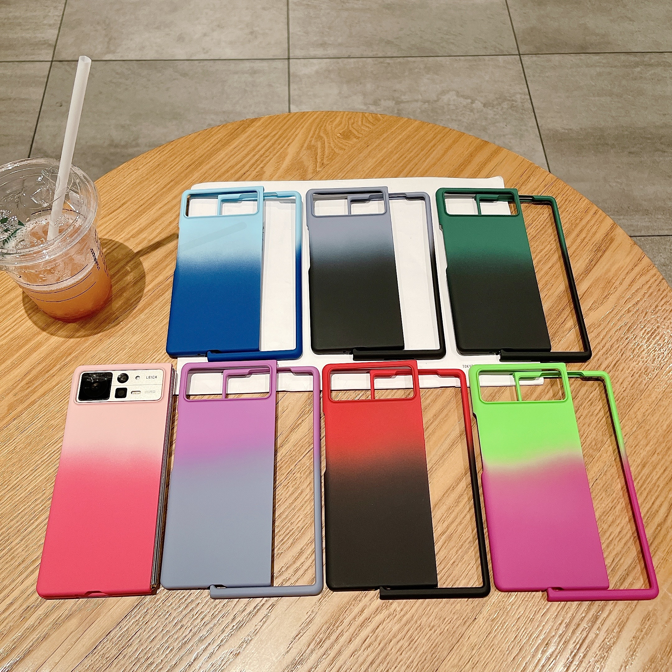 小米MIXFold2简约渐变色硬壳