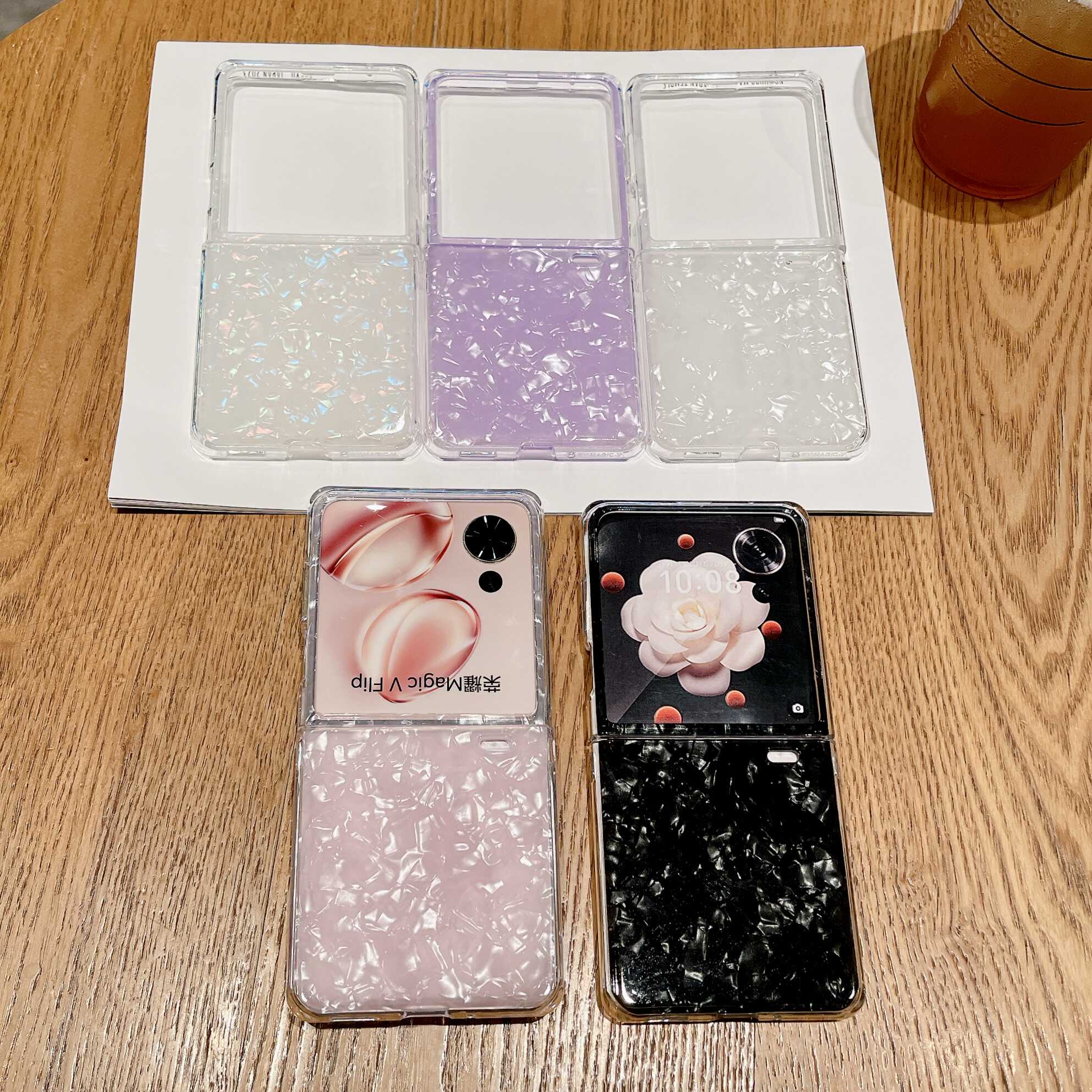 荣耀Magicvflip折叠屏贝壳纹