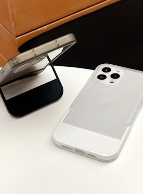 隐形支架适用小米13手机壳自带一体12pro新款10s透黑红米k60透明k50至尊版全包k40软硅胶note11男女k30创意5g