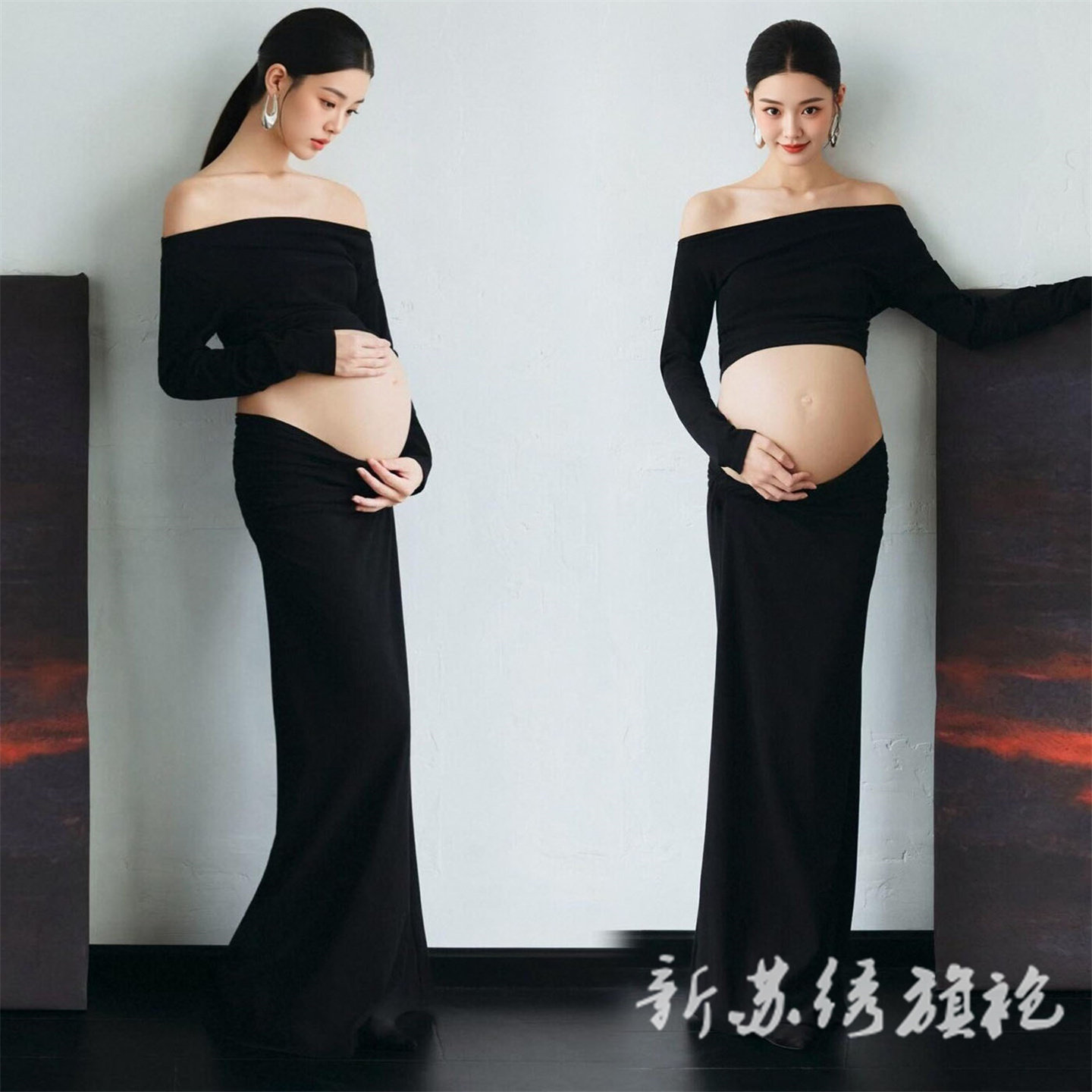 依媚坊法式高级感孕妇写真服