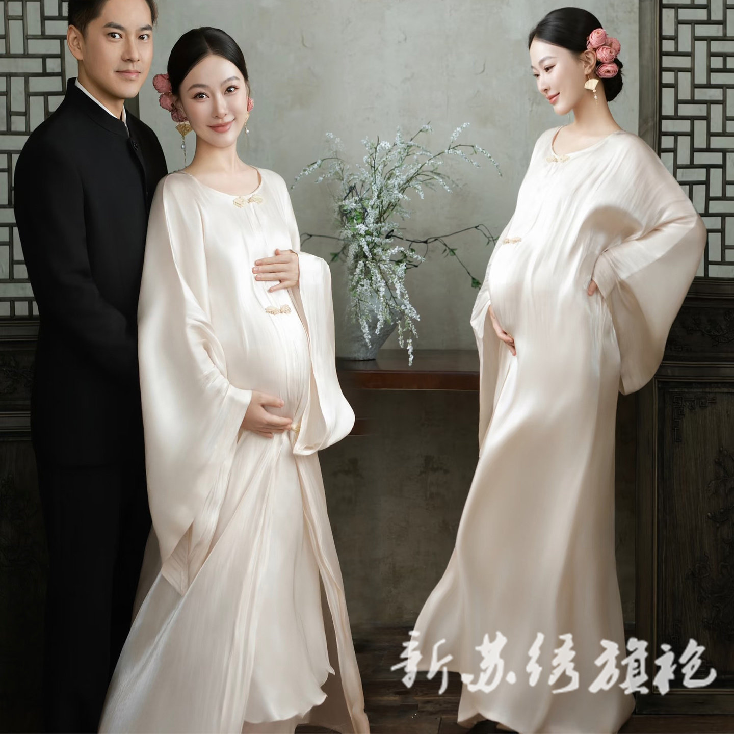 影楼孕妇照服装中式古风摄影服
