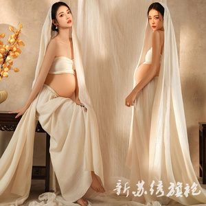 依媚坊孕妇写真法式宫廷风长裙