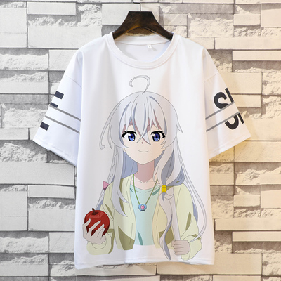 魔女之旅伊蕾娜周边短袖t恤艾姆妮西亚动漫二次元男女宽松衣服夏t
