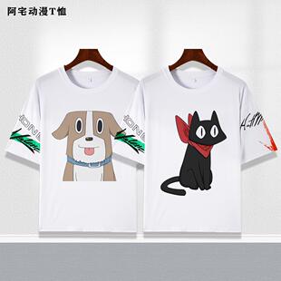 日常nichijou周边长野原美绪动漫休闲短袖 潮流t恤宽松上衣服夏季