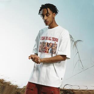 阿叽阿咗nba球星美式复古篮球衣潮牌短袖t恤男库里詹姆斯棉毛布