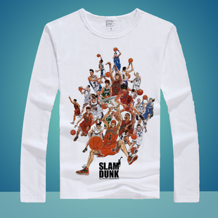 灌篮高手长袖T恤 樱木花道 流川枫 三井寿动漫周边衣服男女cos服