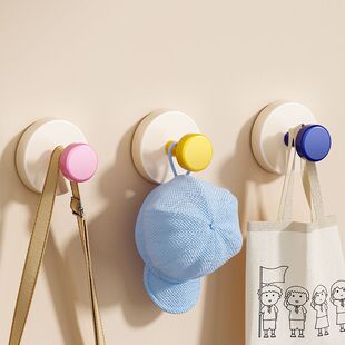 【下单立减50】 多巴胺吸盘厨房挂钩子强力承重卫生间粘胶厕所