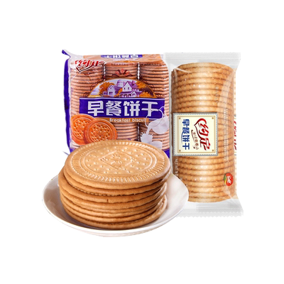 早餐饼干心中式怀旧韧性老式糕点