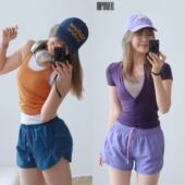 女夏季 运动健身跑步瑜伽速干防走光弹力短裤 自在出行 HIPOWER