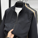 新款 春秋季 高端品牌翻领轻奢高级感百搭拉链休闲外套 夹克男士 正品