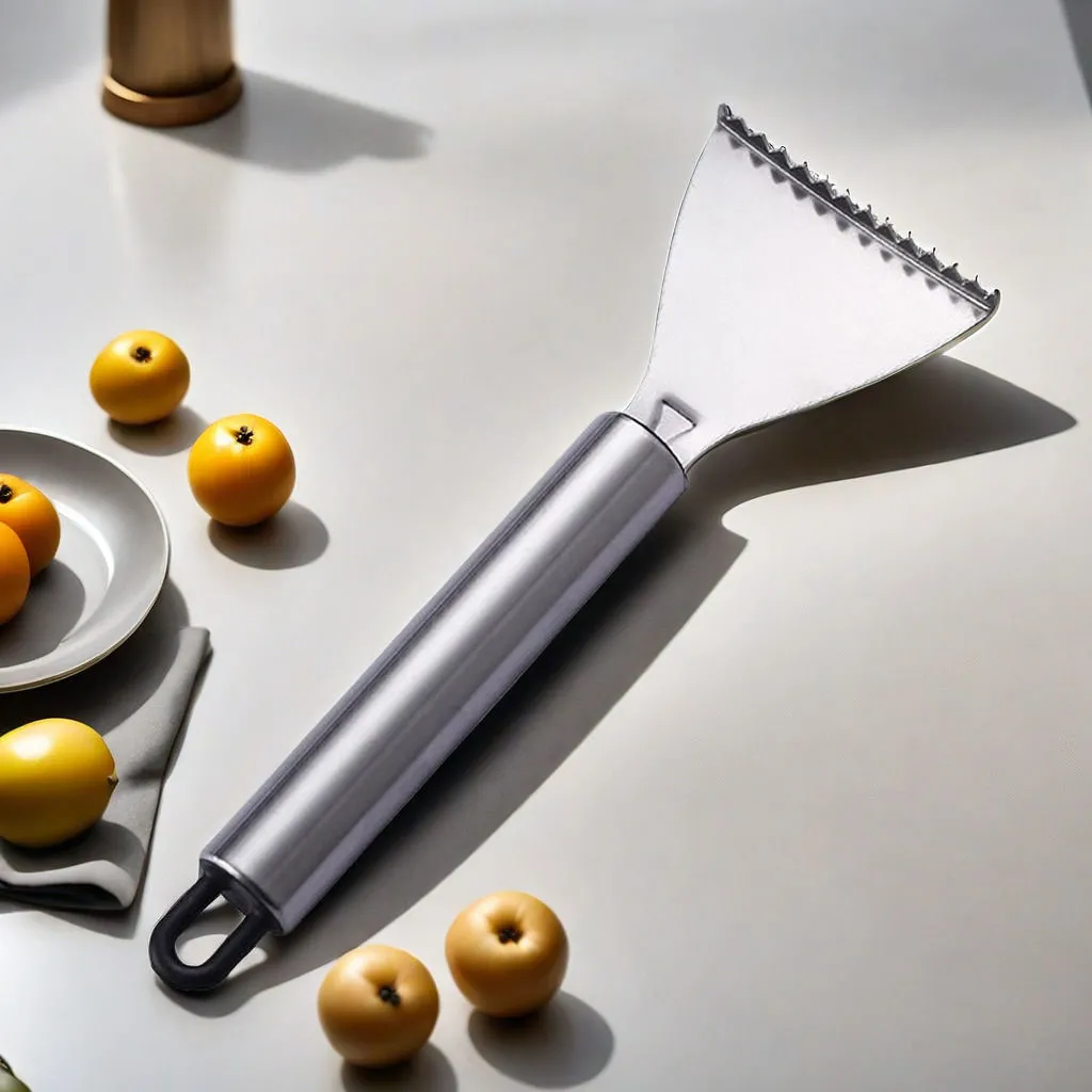 刮鱼鳞神器304不锈钢鱼鳞刨特厚厨房家用款手动打鱼刀去鱼鳞工具