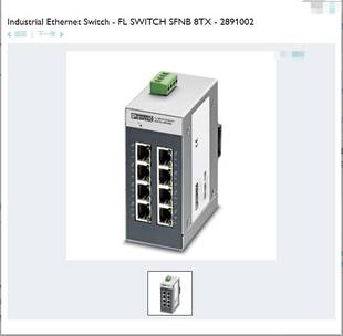 SFNB SWITCH 现货菲尼克斯 2891002询价 交换机 8TX