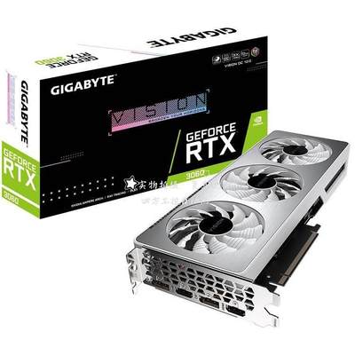 拍/适用于技嘉GIGABYTE GeForce RTX 3060 VISION OC 12G游戏显