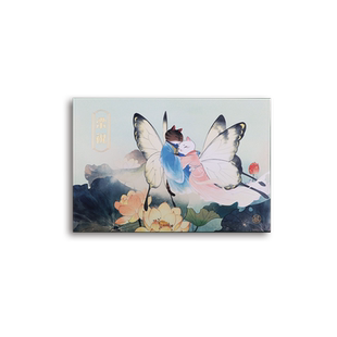 梁祝 西湖民间故事传说杭州景点旅游纪念品 8张新国风文创文艺卡片明信片 中国风学生创意留念礼品贺卡 独喜文创 梁山伯与祝英台