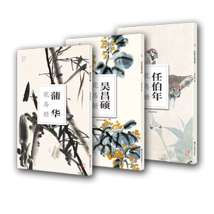 共3册蒲华任伯年吴昌硕花鸟集南山册页中国画海派代表作品单片散页大8开高清画集欣赏装饰画装裱名家国画美术技法绘画临摹教学教程