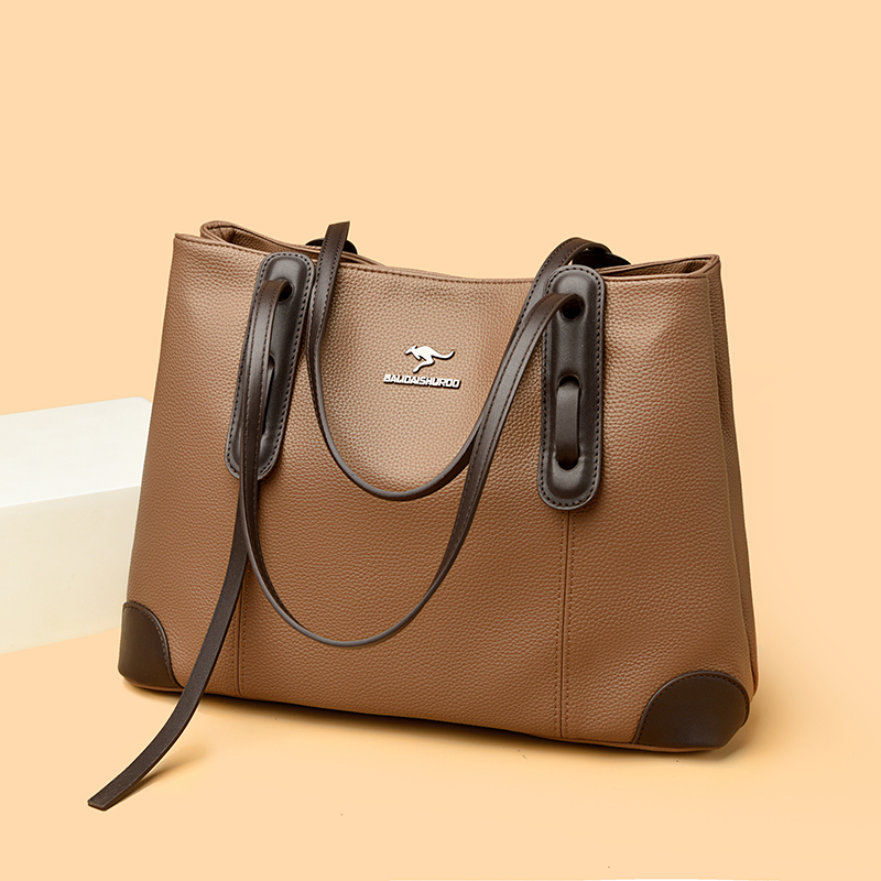 品牌时尚包包大容量软皮大包女2025新款真皮高级感手提托特包女包