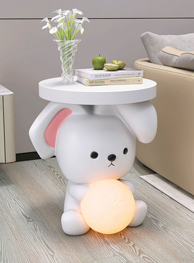 微时光家居创意奶油风兔子摆件