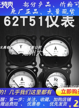 柴油机发电机仪表 62T51-A 电流表 62T51 电压表 频率表 指针仪表