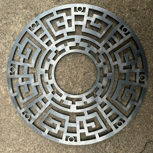 加厚加粗耐高温铁网圆形篦子炉箅子网格炉网烤网炭火围炉煮茶架子