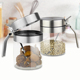304不锈钢盖玻璃调味瓶调味罐鸡精盐胡椒粉罐佐料盒厨房用品新品