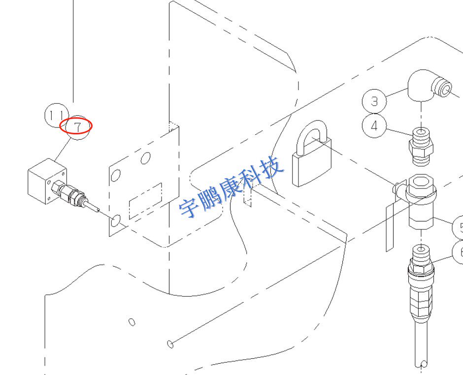 松下 配件 kxfx03eha00/pressureswitch 开关  议价