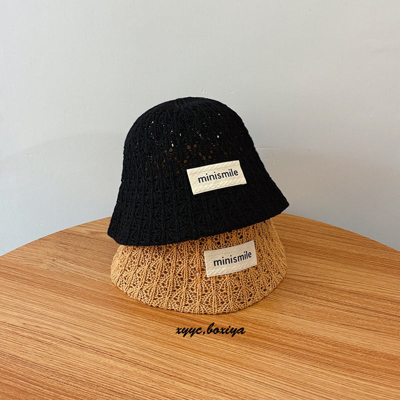 儿童帽子韩版潮夏季薄款透气水桶草帽女宝宝遮阳防晒渔夫太阳盆帽