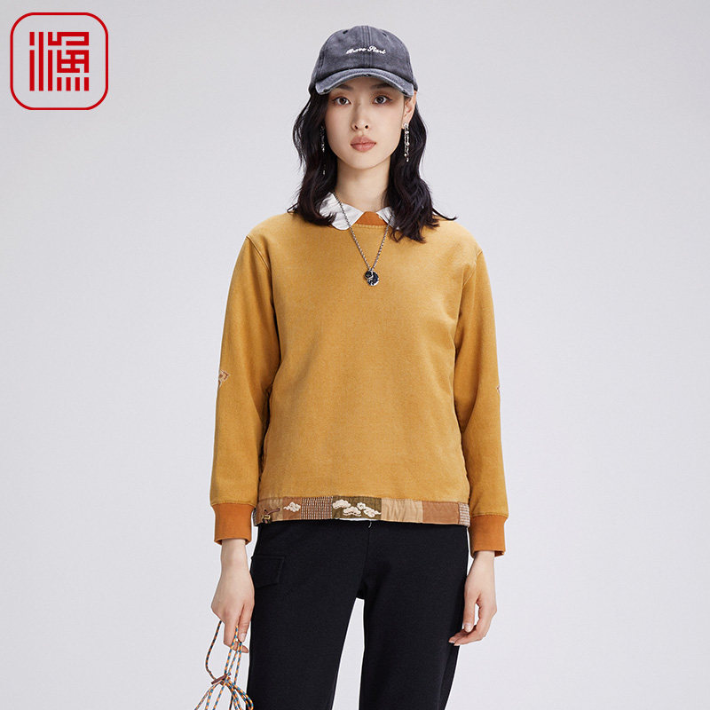 渔牌卫衣女2024新款春秋