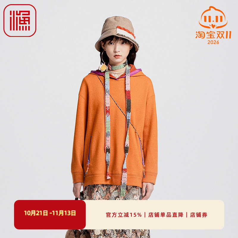 渔牌女卫衣春秋款2024新