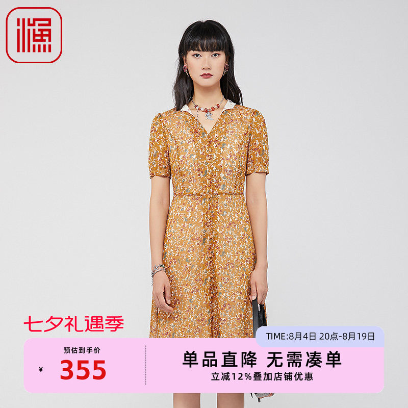 渔服饰连衣裙2024新款女