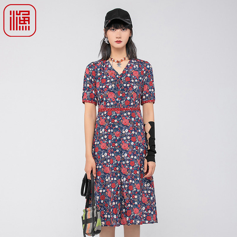 渔牌女装连衣裙2024新款