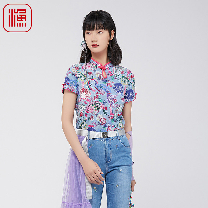 渔牌女装短袖t恤女2024