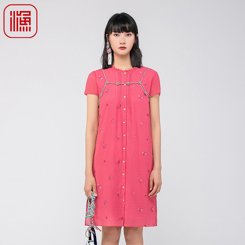 渔牌女装连衣裙2024新款