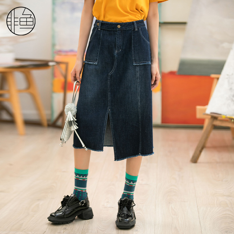 NFIQQ2179非鱼2022牛仔裙