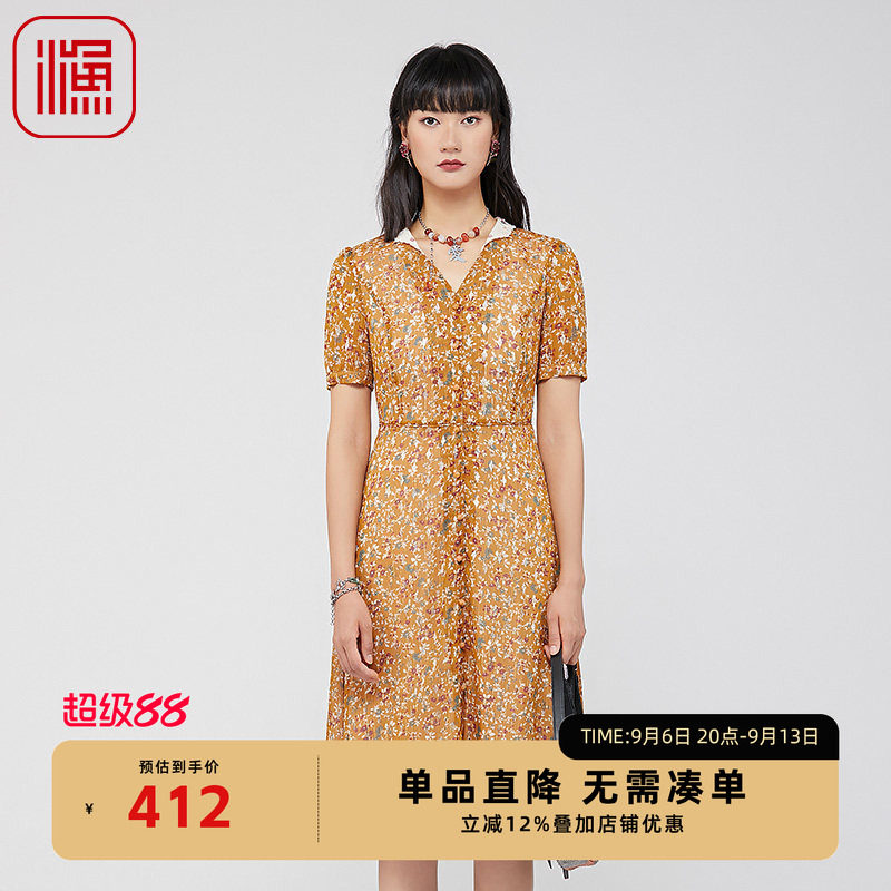 渔服饰连衣裙2024新款女
