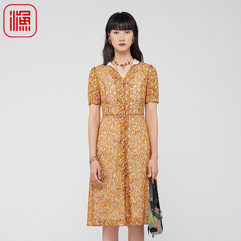 渔服饰连衣裙2024新款女