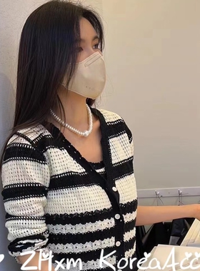 日韩女天然大珍珠项链新款上架