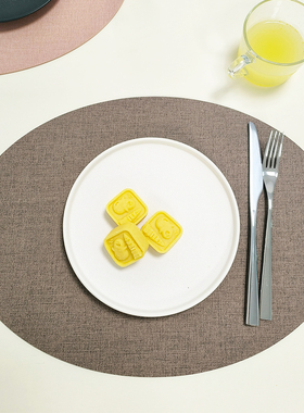 餐垫高级感轻奢桌垫防水防油免洗餐桌隔热垫家用西餐厅桌布ins风