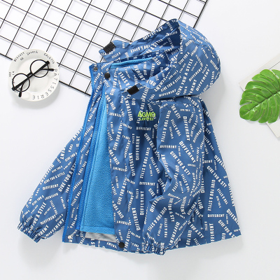 儿童可拆卸加厚冲锋衣春秋款