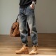 春季 男2025新款 潮牌高端水洗夏季 薄款 美式 休闲长裤 复古直筒牛仔裤