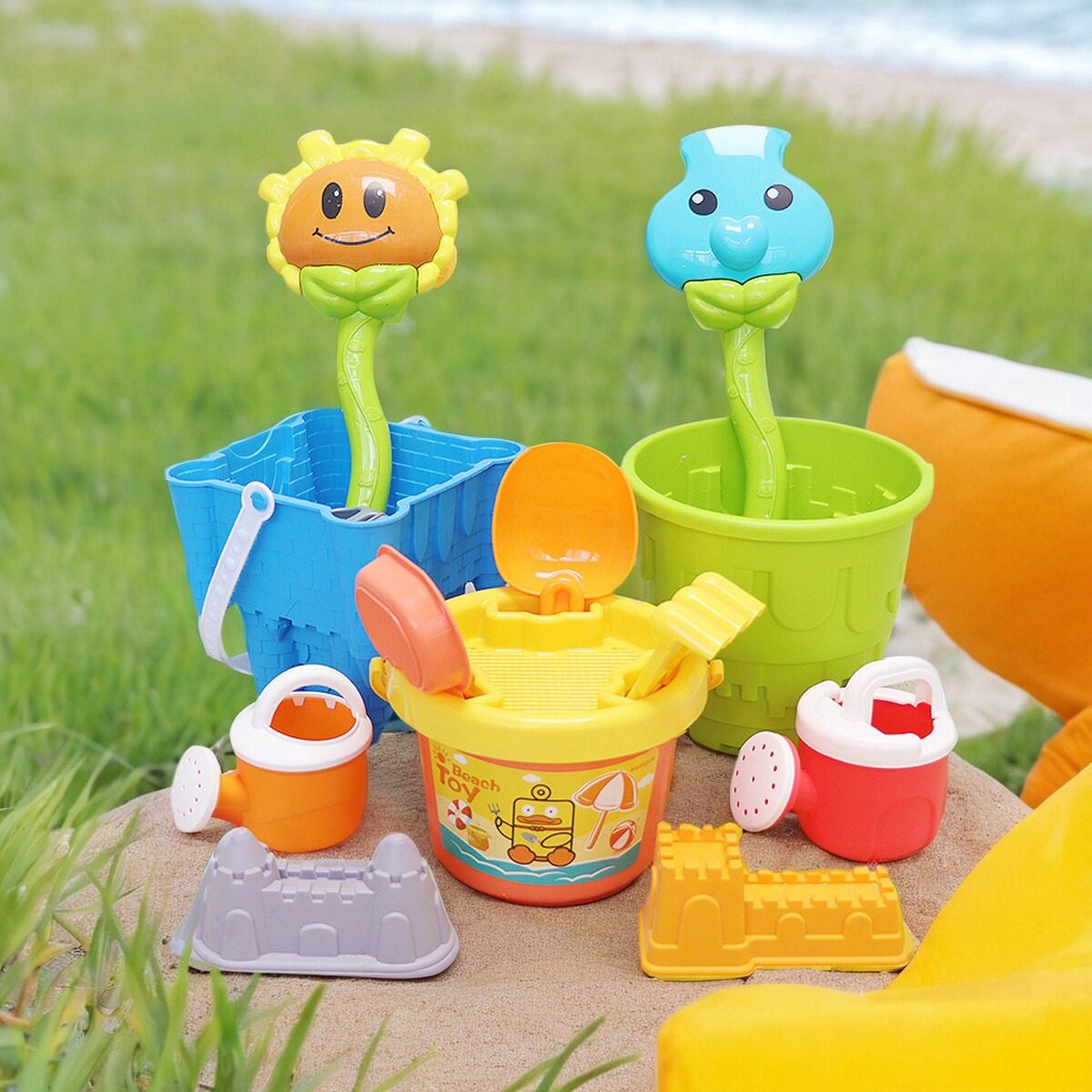 儿童沙滩玩具套装大号铲子和桶塑料沙漏海边游乐场宝宝挖沙土工具,玩具/童车/益智/积木/模型,戏水/玩沙玩具,淘宝优惠券,粉丝福利购,淘宝优惠卷