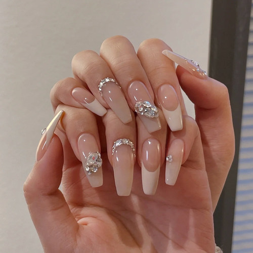 穿戴甲小红书网红款富家千金甲片