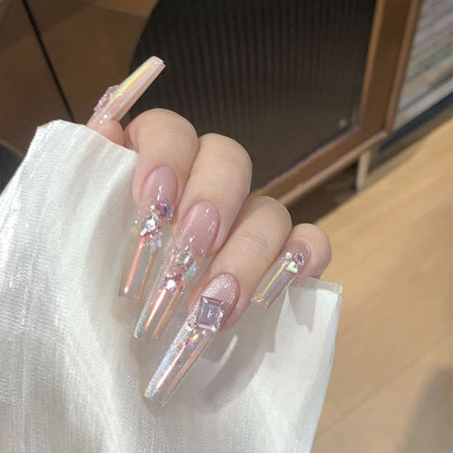 FUYU-NAIL人鱼姬猫眼亮片美甲