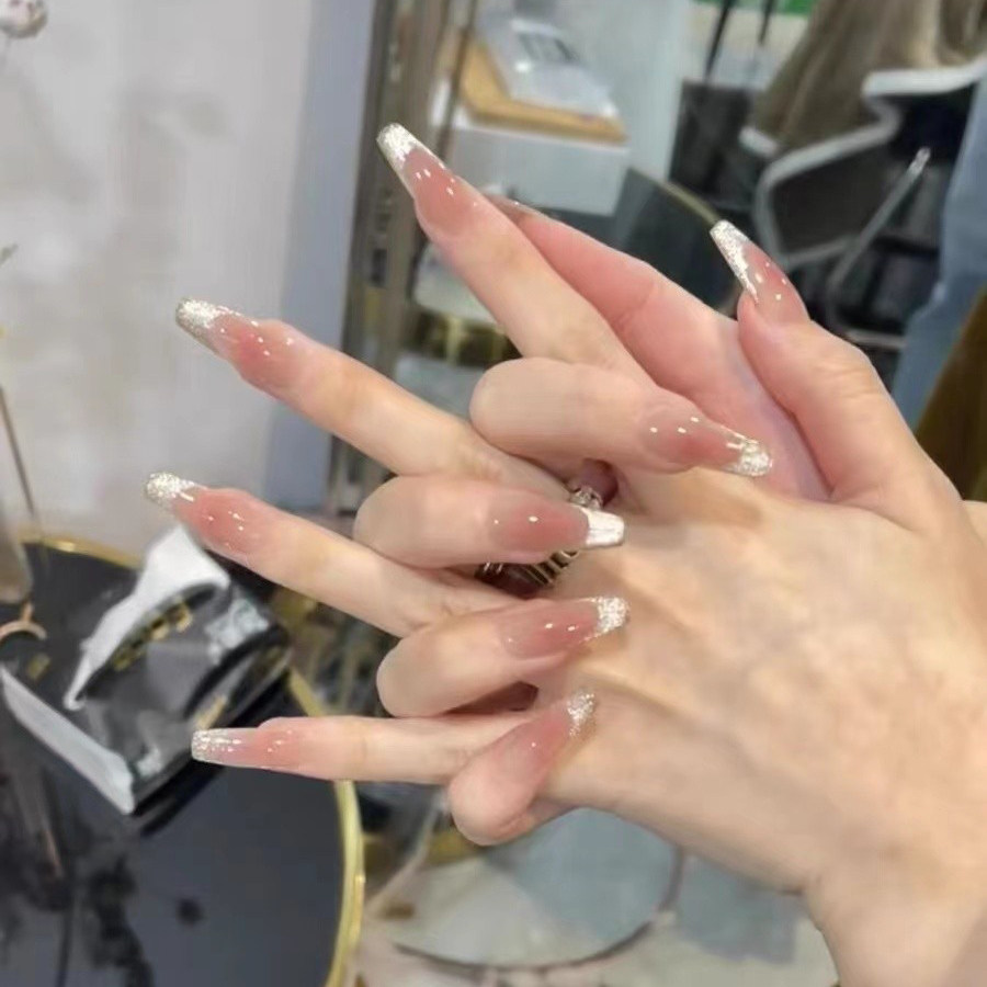 动感猫眼美甲成品穿戴甲随取随戴