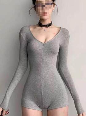 辣妹连体短裤休闲连衣裤欧美