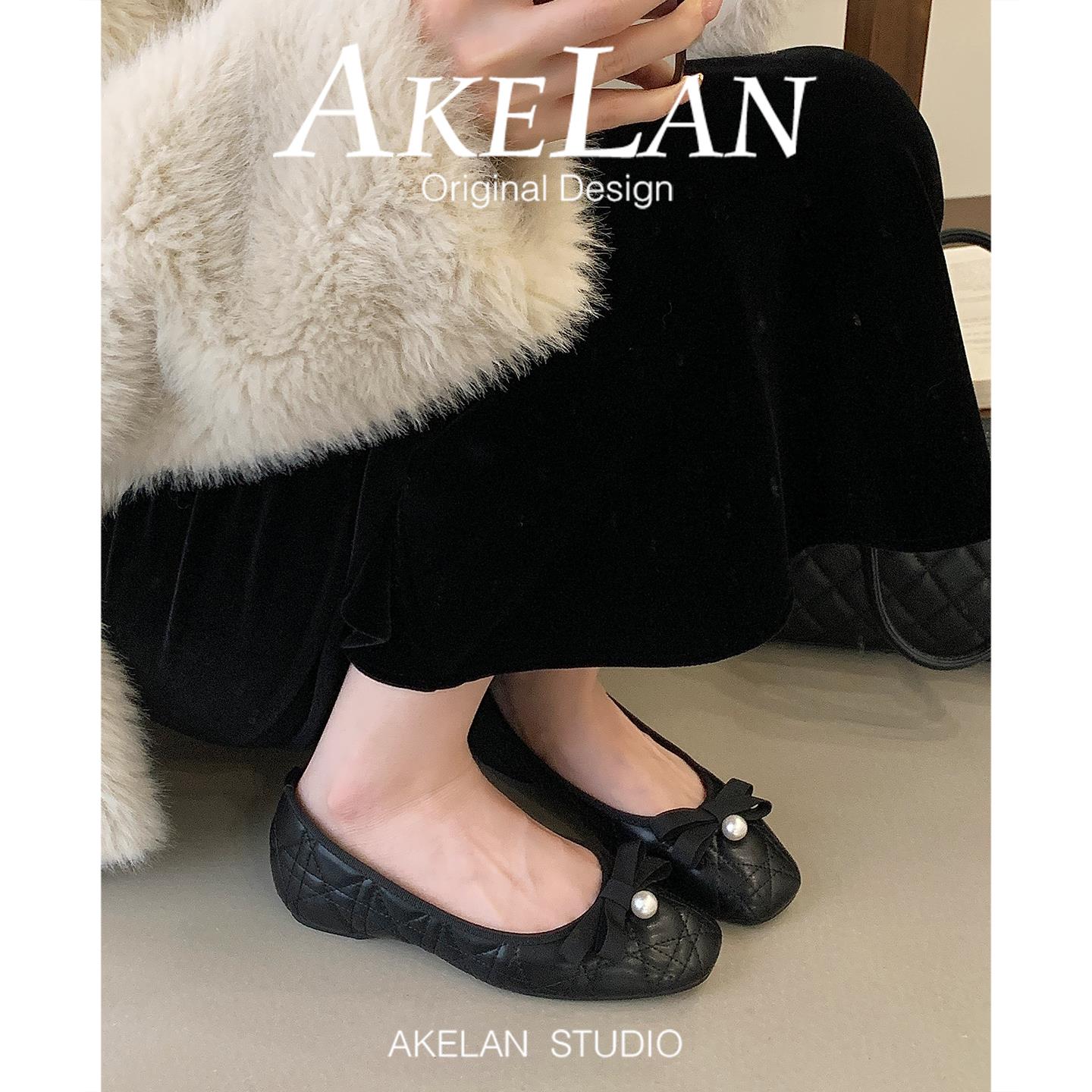 法式小香风内增高玛丽珍鞋女