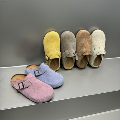 TLEMIKN韩版绒面勃肯鞋