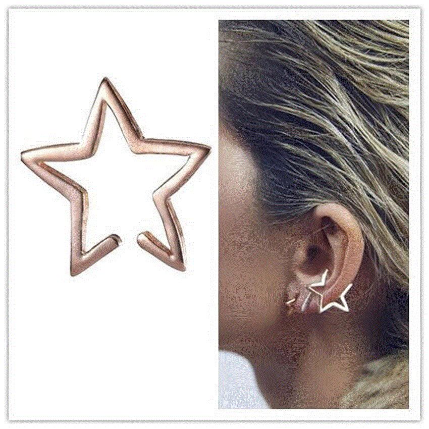 new retro alloy earrings gold star design earring ear cuff在類目 飾品/流行首飾/時尚飾品新, 保養鑑定用品, 其他中 - 來自Buy2taobao.com提供專業的淘寶代購服務