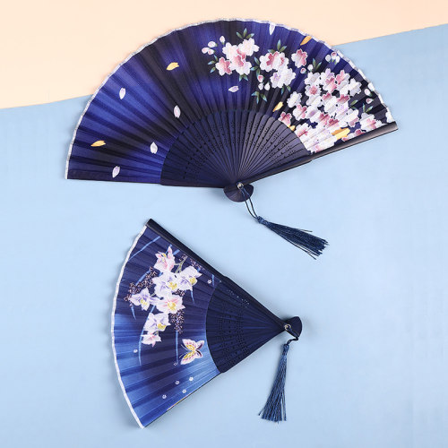 折扇古风舞蹈礼品樱花小扇子