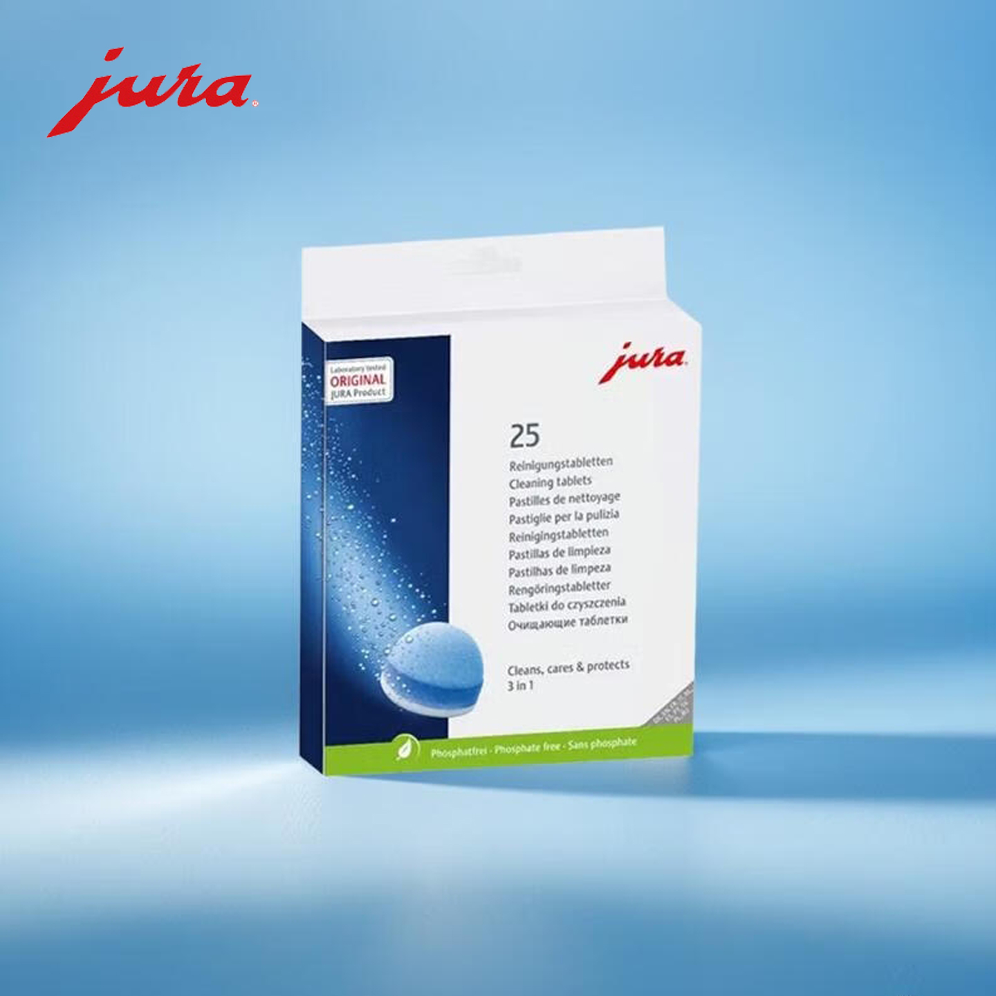 JURA/优瑞 德国原装进口 全自动咖啡机清洗药片25片咖啡机保养剂
